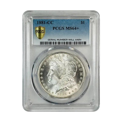 1881-CC Morgan Silver Dollar Carson City - PCGS MS64+