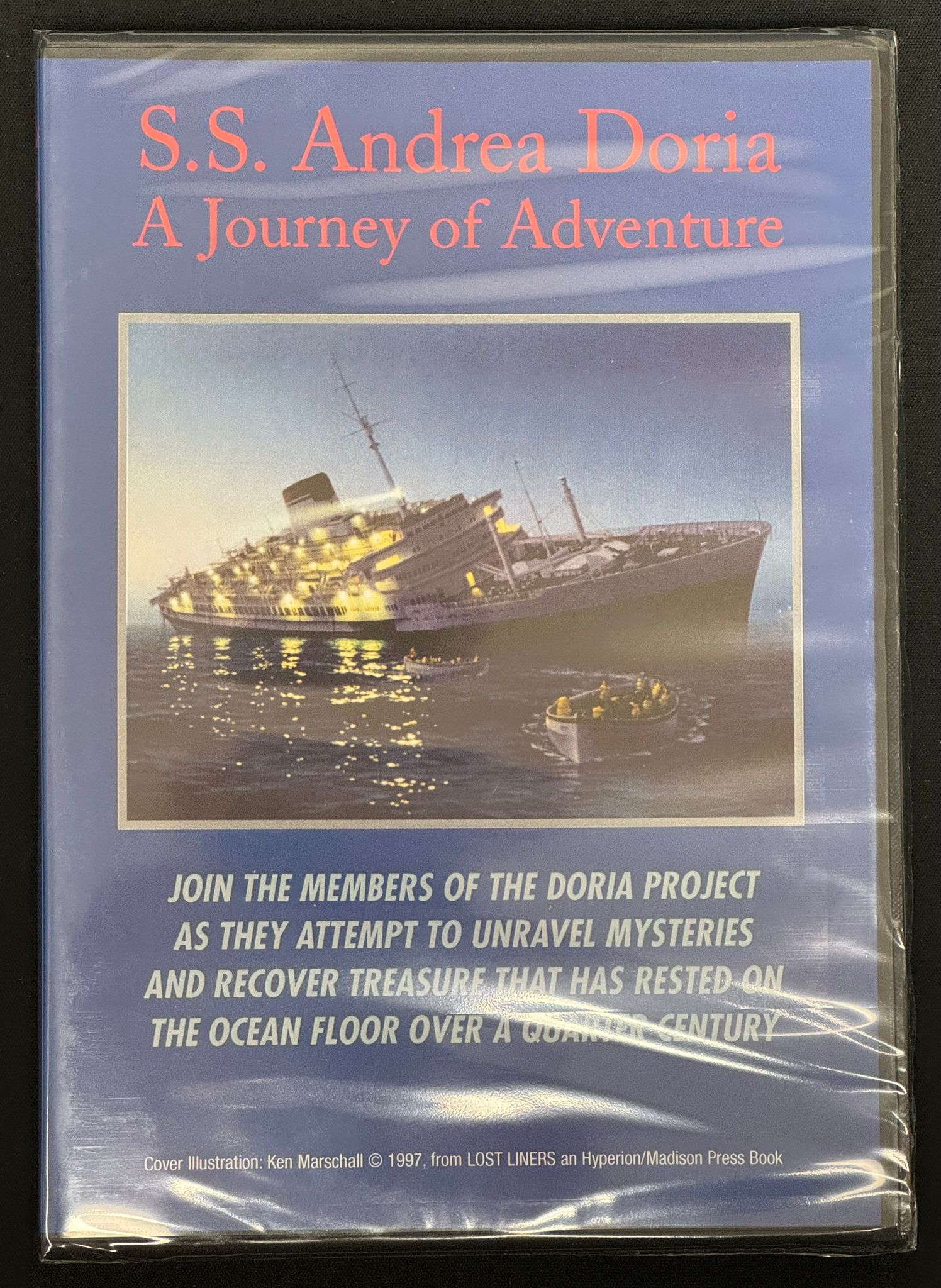 S.S. Andrea Doria Shipwreck Note - Informational DVD - CoinsTV
