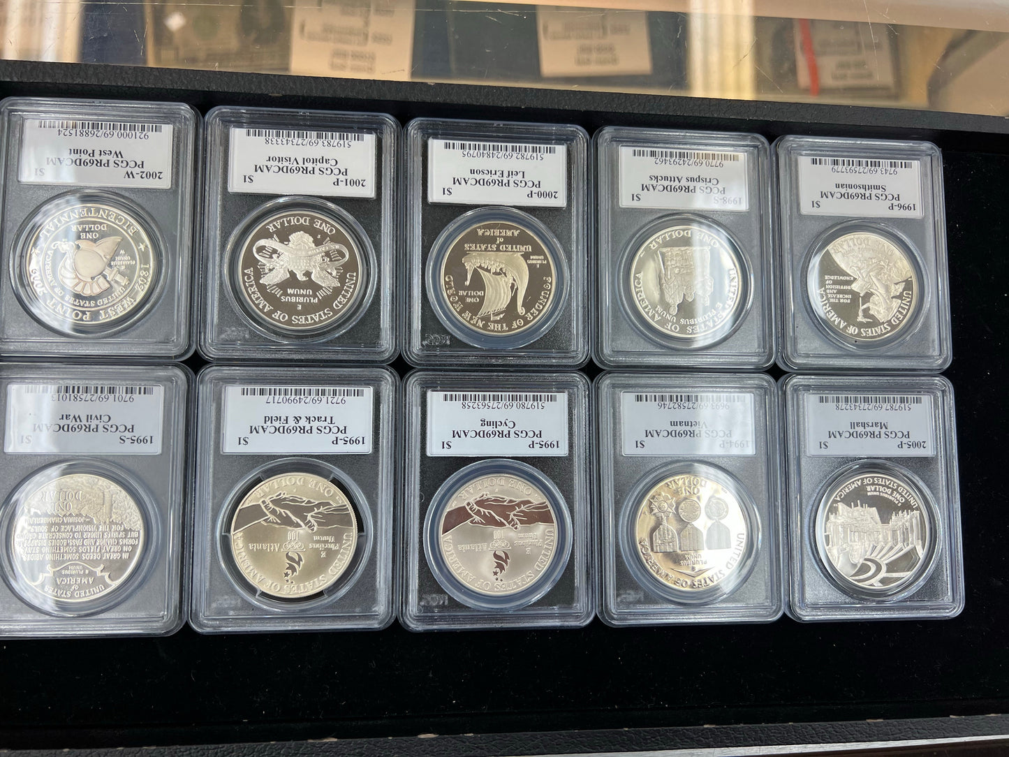 Commemorative Silver Dollar Grab Bag PCGS PR69 DCAM - John Mercanti Signed - CoinsTV