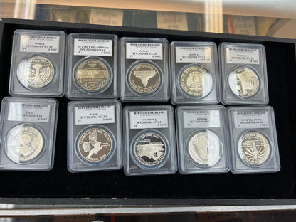 Commemorative Silver Dollar Grab Bag PCGS PR69 DCAM - John Mercanti Signed - CoinsTV