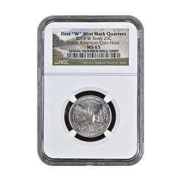 2019 W Frank Church Quarter Dollar West Point - NGC MS65