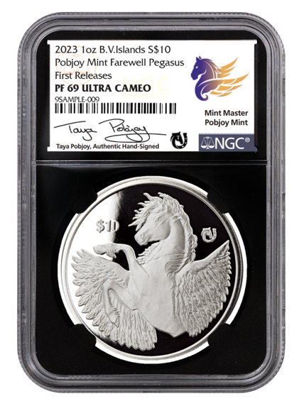 2023 Pobjoy Mint Farewell Pegasus - PF69 Ultra Cameo First Releases