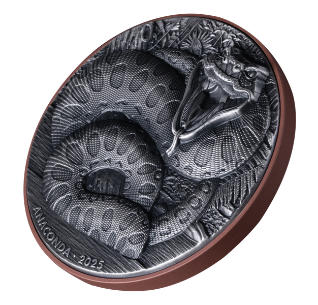 2025 Vanuatu Double Silver Giant Anaconda 10g Silver Coin - CoinsTV
