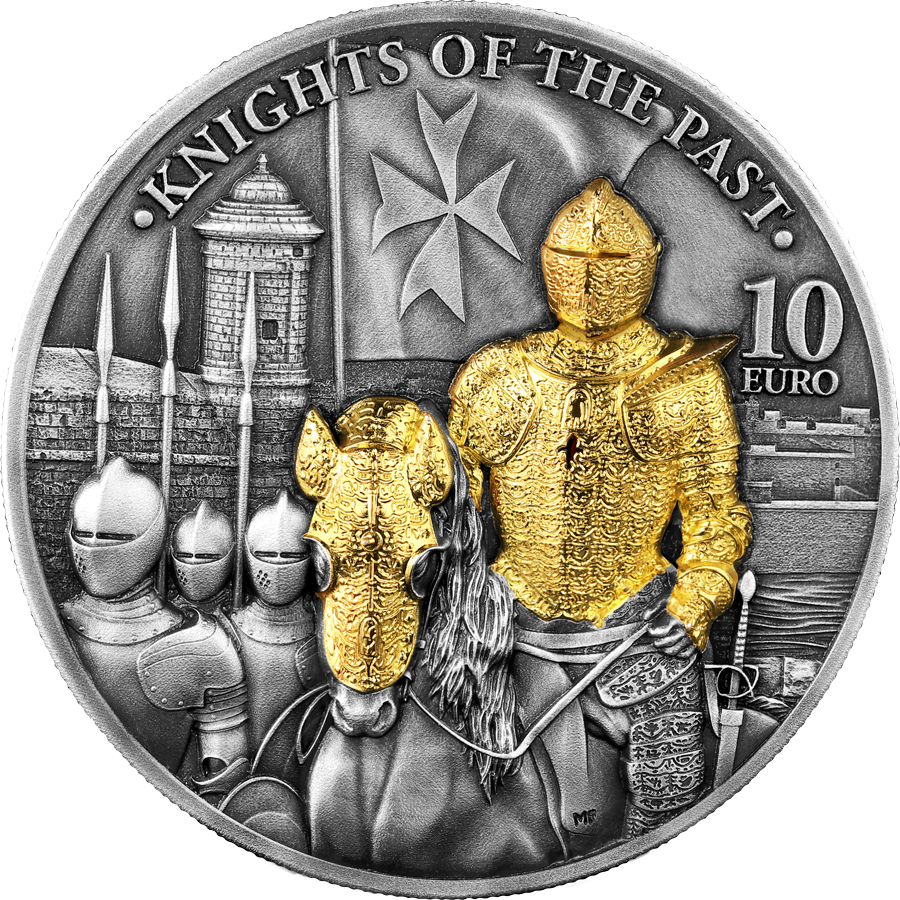 2023 Malta Knights of the Past - 2 oz Silver - CoinsTV