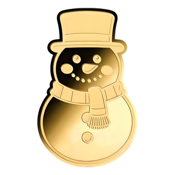 2024 Chad Let It Snow 1/1000 oz Gold Coin in Card