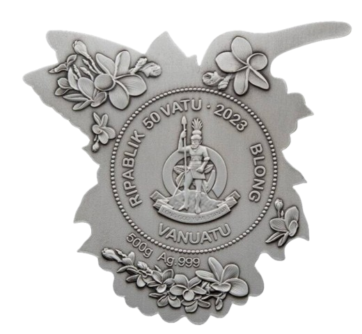 2023 Vanuatu  Hummingbird - 1/2 Kilo .999 Fine Silver Shaped Coin - CoinsTV