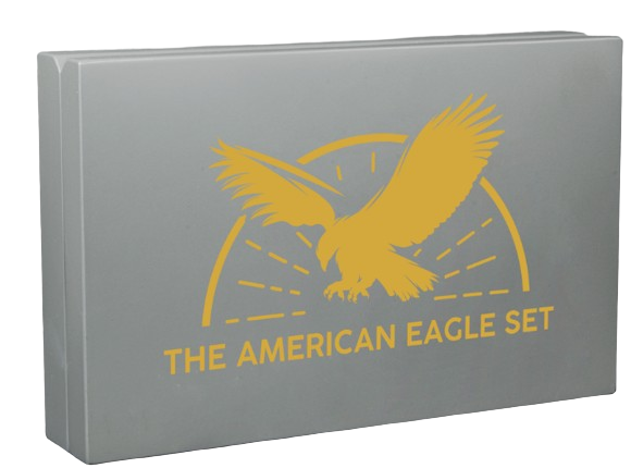 2023 Barbados American Eagle - 4 x 1 oz Ingot Silver Bar Coin Set - CoinsTV