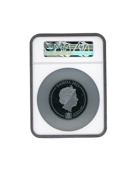 2023 Samoa Audrey Hepburn 5 oz Silver Coin - NGC PF69 - CoinsTV