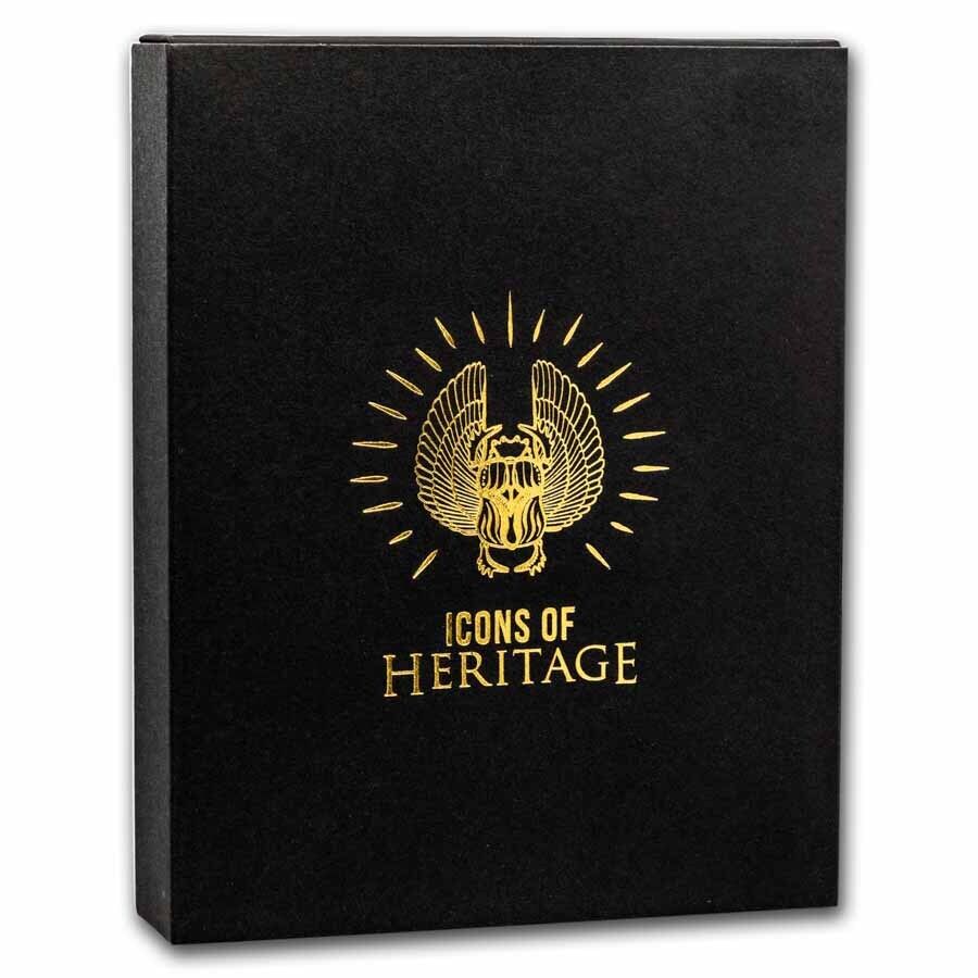 2023 Mali Icons of Heritage Throne of Tutankhamun 2 oz Silver Coin - CoinsTV