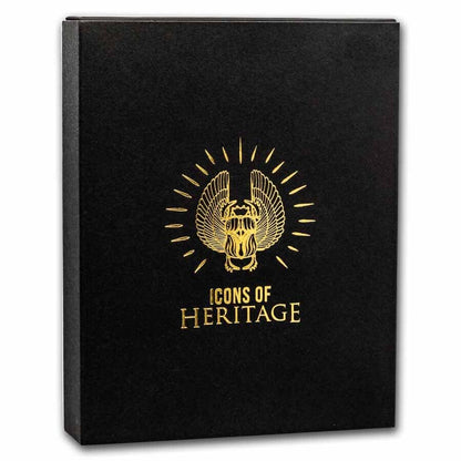 2023 Mali Icons of Heritage Throne of Tutankhamun 2 oz Silver Coin - CoinsTV