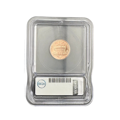 2025-D Lincoln Shield Cent - Last Year of Issue - ICG MS66 RD