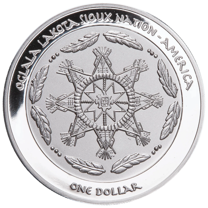 2025 Sioux Nation Legend of the Dreamcatcher Proof 1 oz Silver Coin - CoinsTV