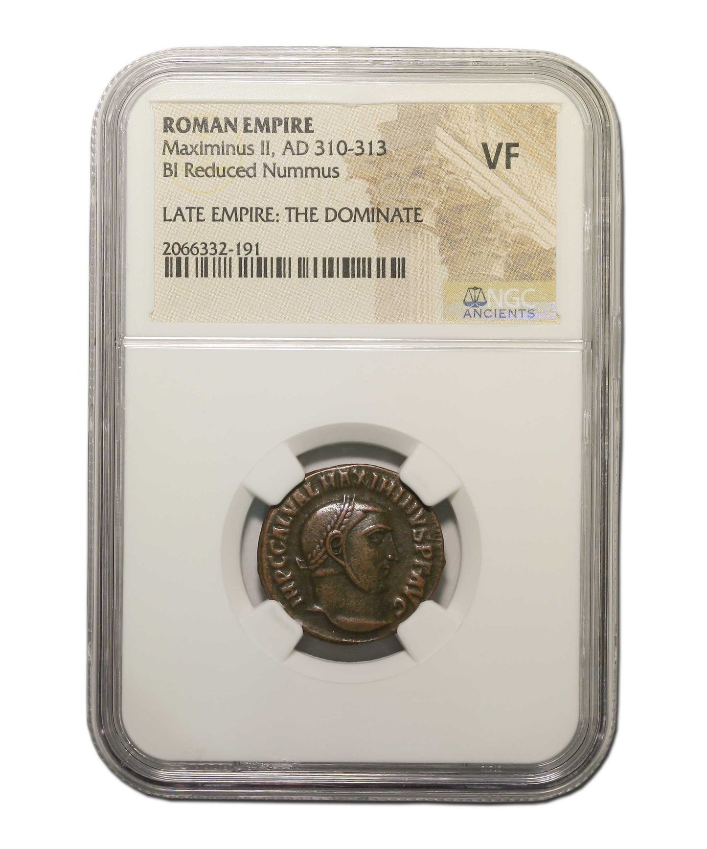 Roman AE of Maximinus II AD311-313 NGC VF