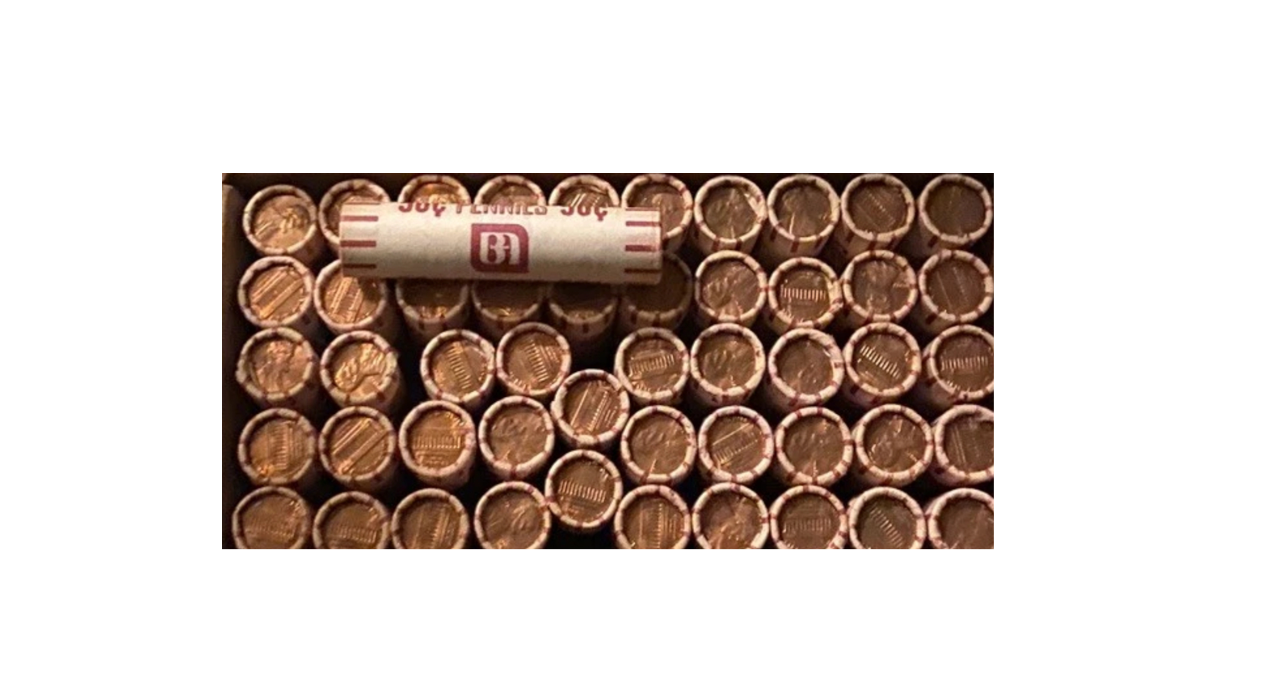 1981-D Lincoln Cent Uncirculated - Original Bank Wrapped Roll - CoinsTV