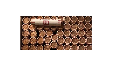 1981-D Lincoln Cent Uncirculated - Original Bank Wrapped Roll - CoinsTV