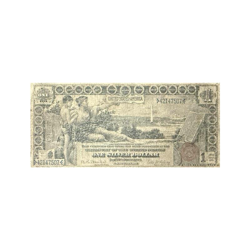 1896 $1 Silver Certificate Educational Bill - CoinsTV