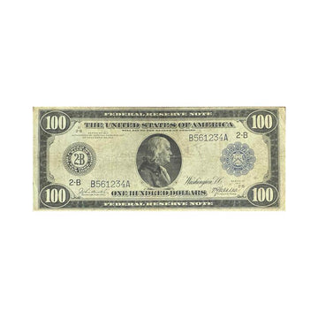 1914 $100 Federal Reserve Note - VF