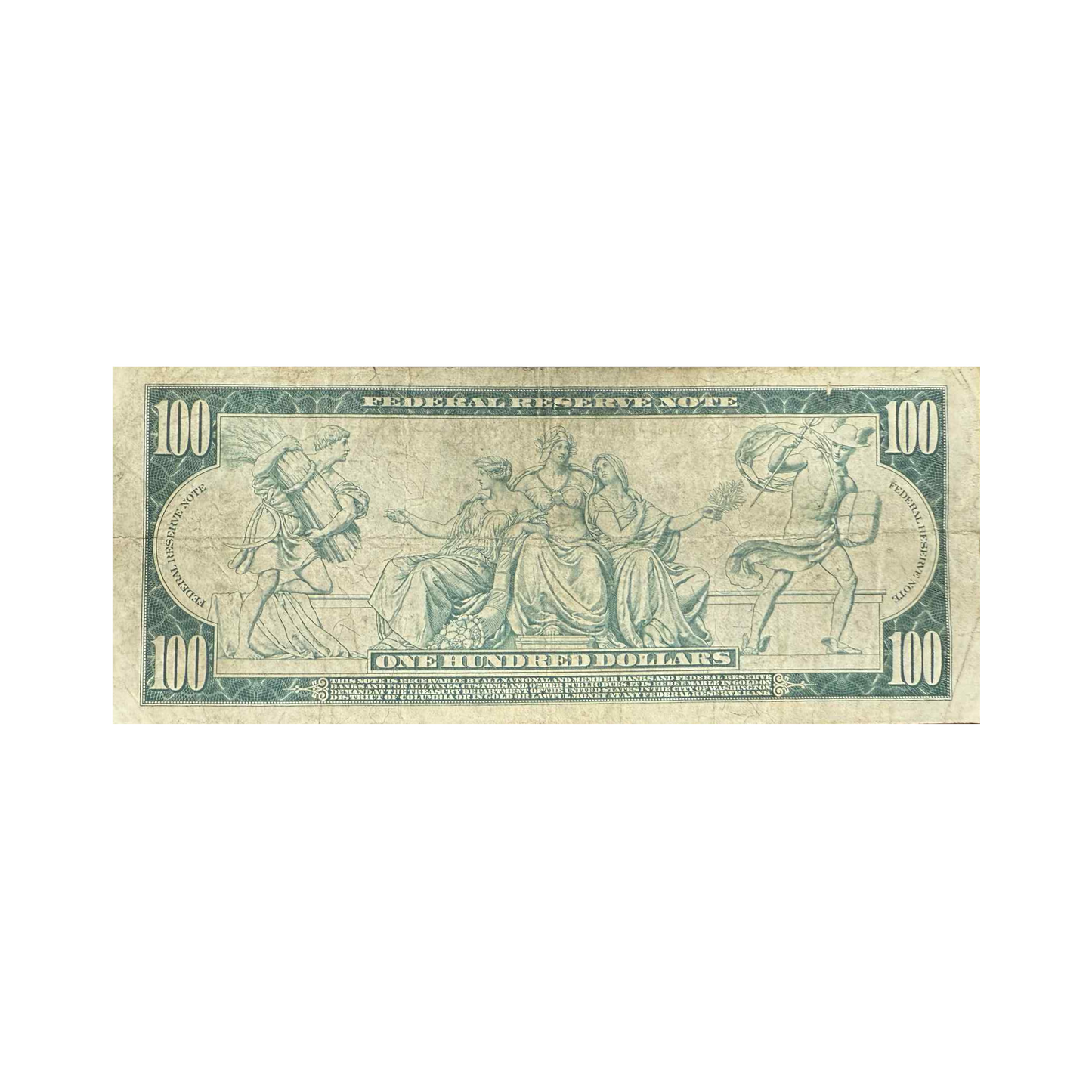 1914 $100 Federal Reserve Note - VF