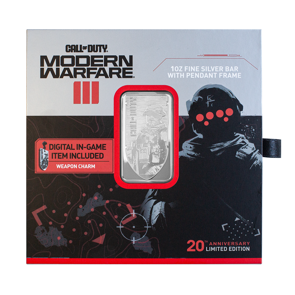 Call of Duty Modern Warfare III 1 oz Silver Bar - CoinsTV