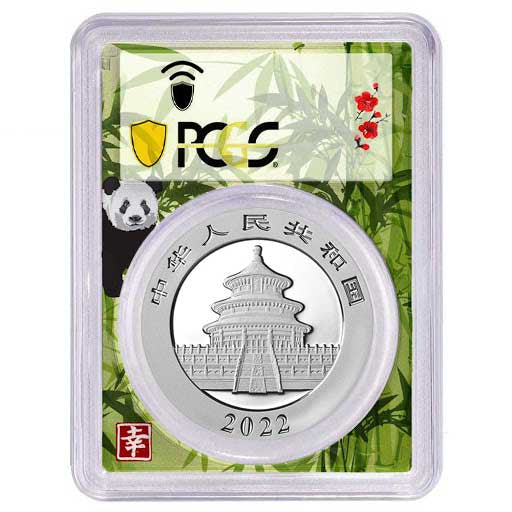 2022 China Panda Silver 40th Anniversary - PCGS MS70 FDOI - CoinsTV
