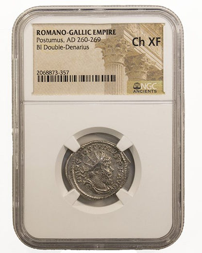 Roman Silver Antoninianus of Postumus (AD260-269) NGC(XF) - CoinsTV