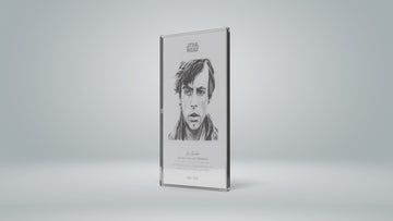 Sketch Art: Luke Skywalker 5gm Silver Foil Agoro