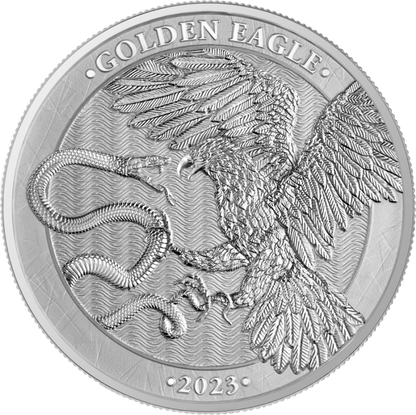 2023 Malta Golden Eagle 1 oz Silver 5 Euro Brilliant Uncirculated - CoinsTV