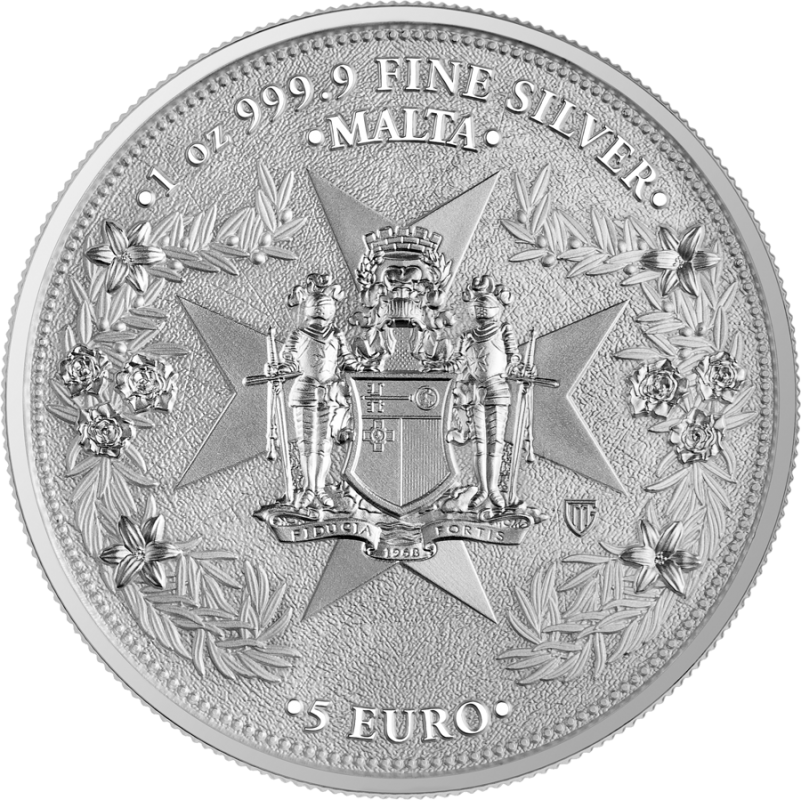 2023 Malta Golden Eagle 1 oz Silver 5 Euro Brilliant Uncirculated - CoinsTV