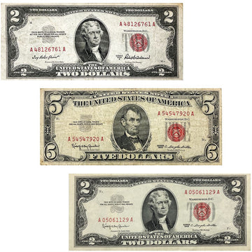 Red Seal Currency 3 Piece Set