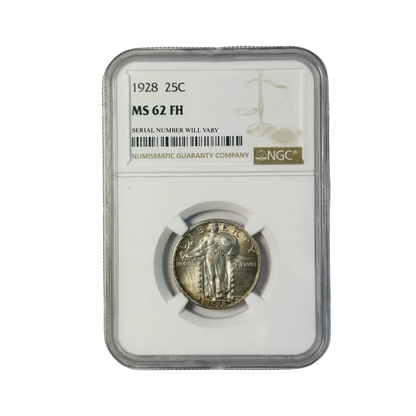 1928 Standing Liberty Quarter - NGC MS62 FH