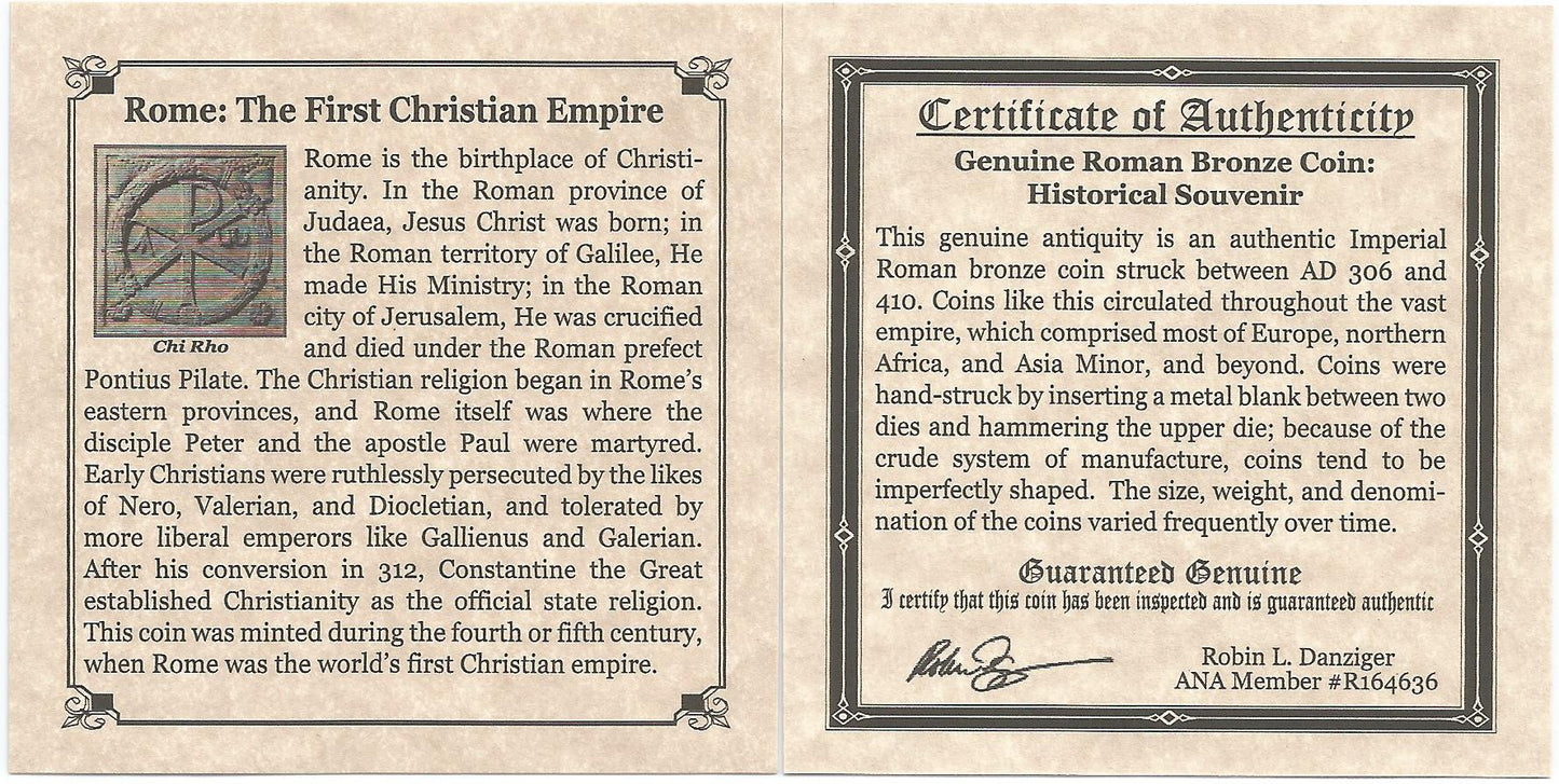 The First Christian Empire - Mini Album Coin - CoinsTV