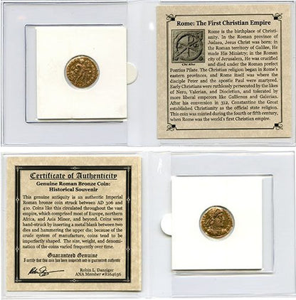 The First Christian Empire - Mini Album Coin - CoinsTV