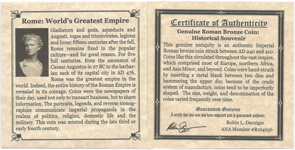 Rome: World’s Greatest Empire (Mini Album) - CoinsTV