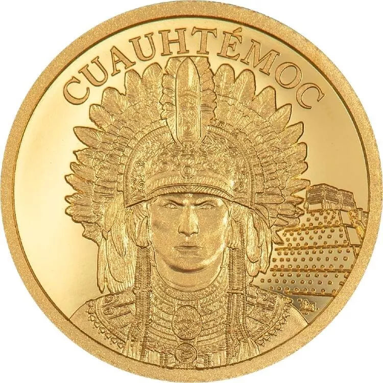 2025 Cooks Island Legends Aztec Empire .9999 0.5g Gold
