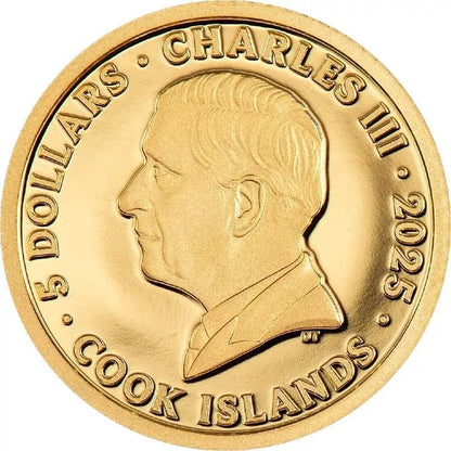 2025 Cooks Island Legends Aztec Empire .9999 0.5g Gold