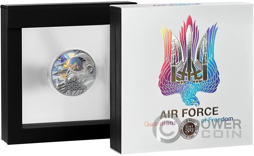 2025 Cameroon Guardians of Freedom Air Force 2 oz Silver Coin - CoinsTV