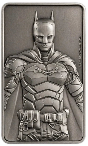 2023 Barbados The Batman UHR Antiqued 3 oz Silver Coin