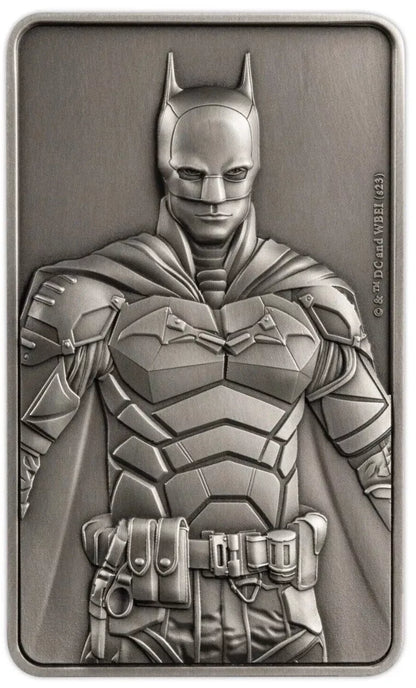 2023 Barbados The Batman UHR Antiqued 3 oz Silver Coin