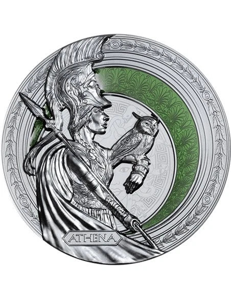 2025 Niue Athena Black Proof 1 oz Silver Coin - CoinsTV