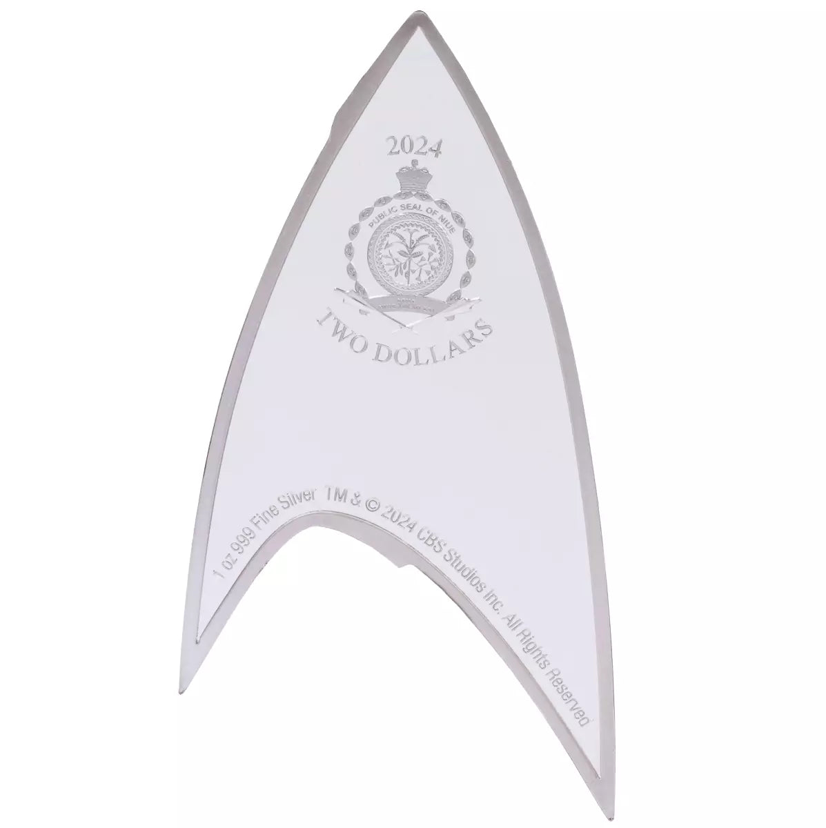2024 Star Trek - Starfleet Divisions - Sciences Insignia 1 oz Silver Coin - CoinsTV