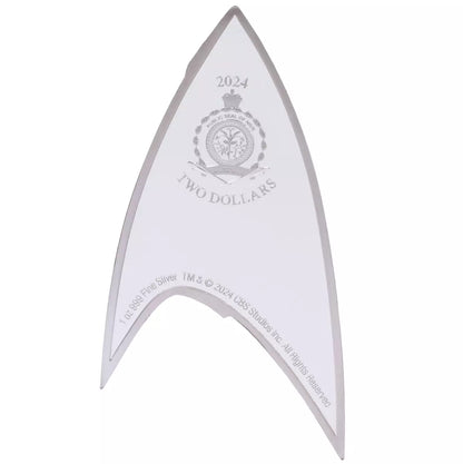 2024 Star Trek - Starfleet Divisions - Sciences Insignia 1 oz Silver Coin - CoinsTV