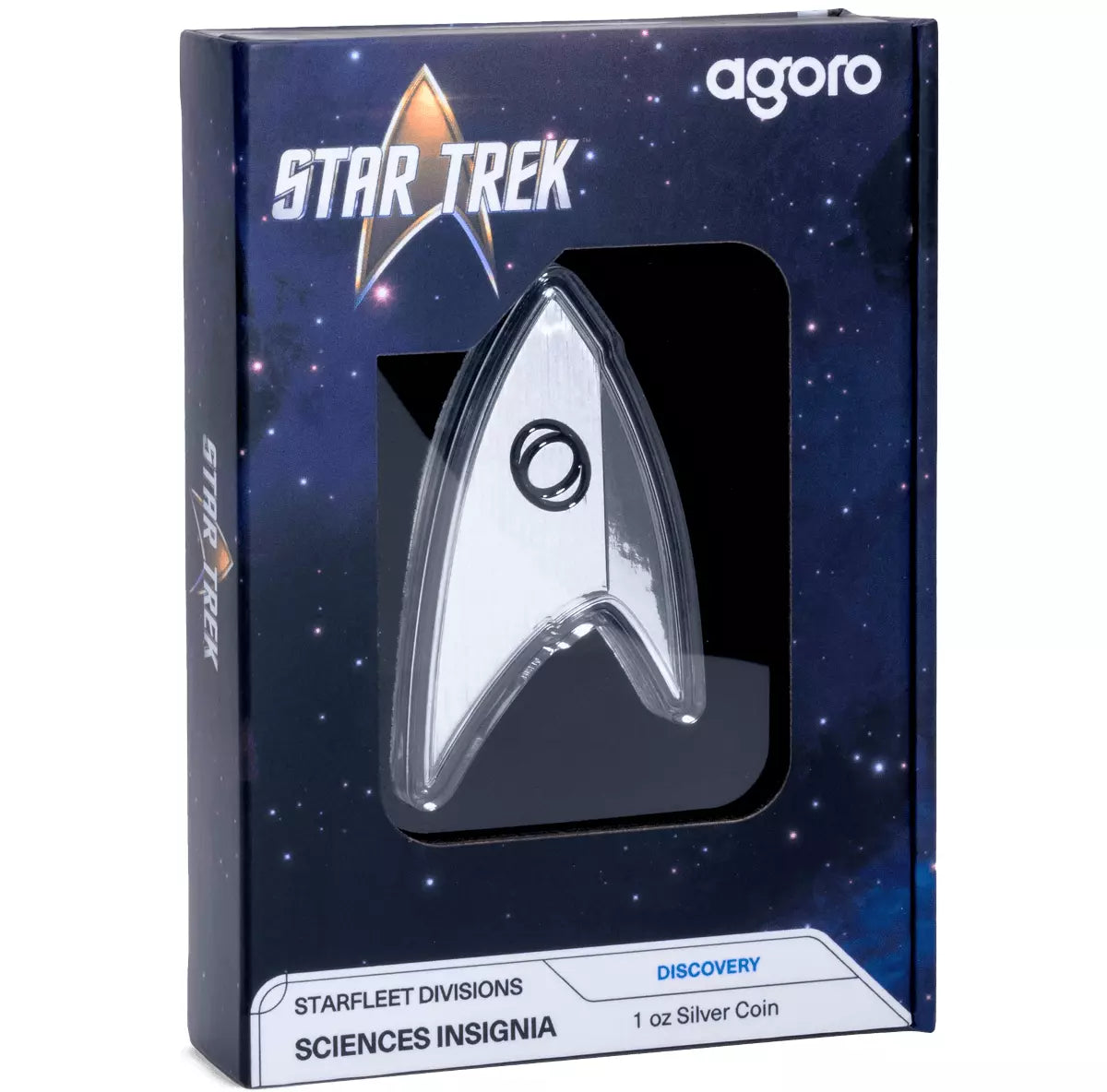 2024 Star Trek - Starfleet Divisions - Sciences Insignia 1 oz Silver Coin - CoinsTV