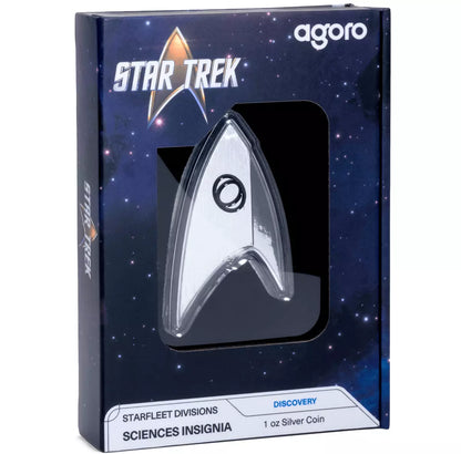 2024 Star Trek - Starfleet Divisions - Sciences Insignia 1 oz Silver Coin - CoinsTV