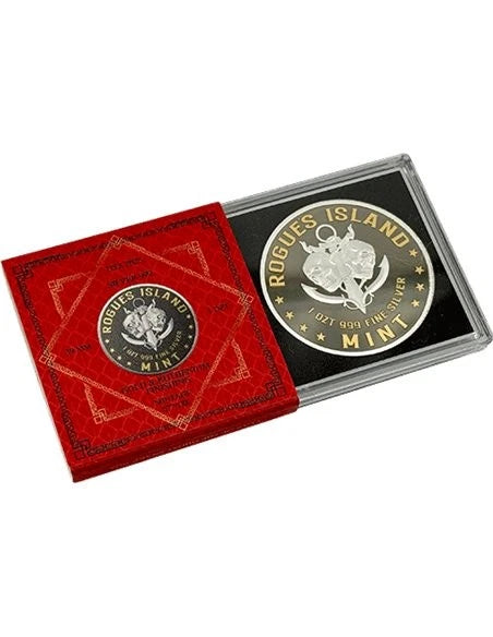 2025 Year of the Ghost Snake Multimetal Edition 1 oz Silver Round - CoinsTV