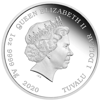 2020 Tuvalu James Bond No Time to Die 1 oz Silver Coin - CoinsTV