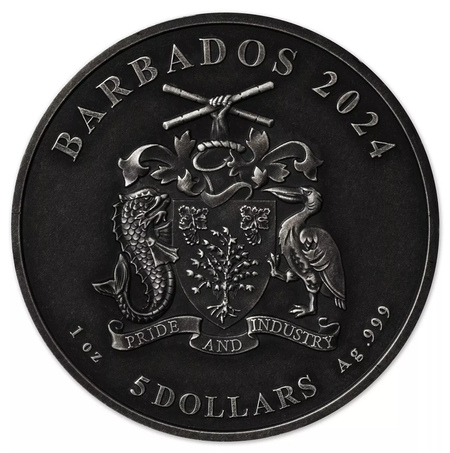 2024 Barbados Motorhead 1 oz Silver Coin