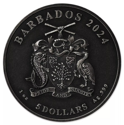 2024 Barbados Motorhead 1 oz Silver Coin