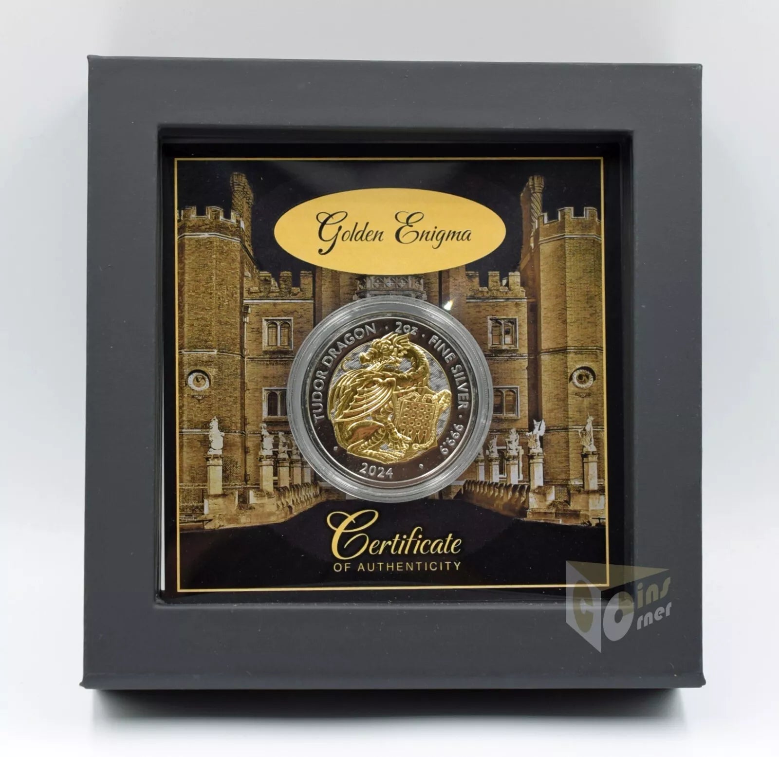 2024 Great Britain Tudor Beasts Dragon Golden Enigma Edition 2 oz