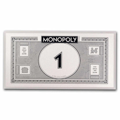 2024 Samoa Monopoly Currency 5g Silver Note - CoinsTV