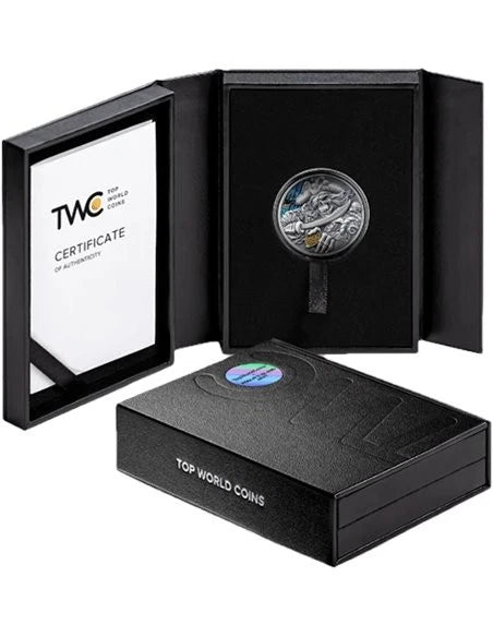 2025 Ghana Memento Mori Pirate UHR 1 oz Silver Coin - CoinsTV